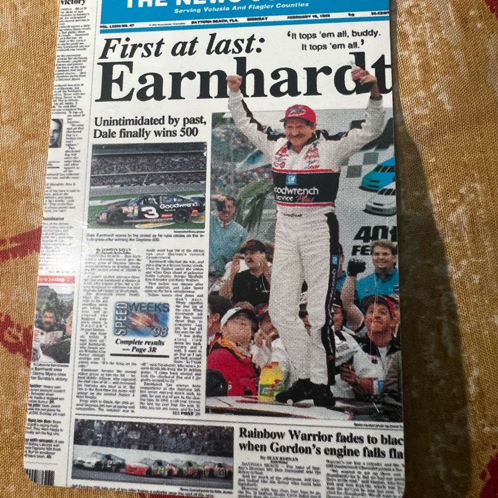 Earnhardt Racing News-Journal Poster - Picture 2 of 4
